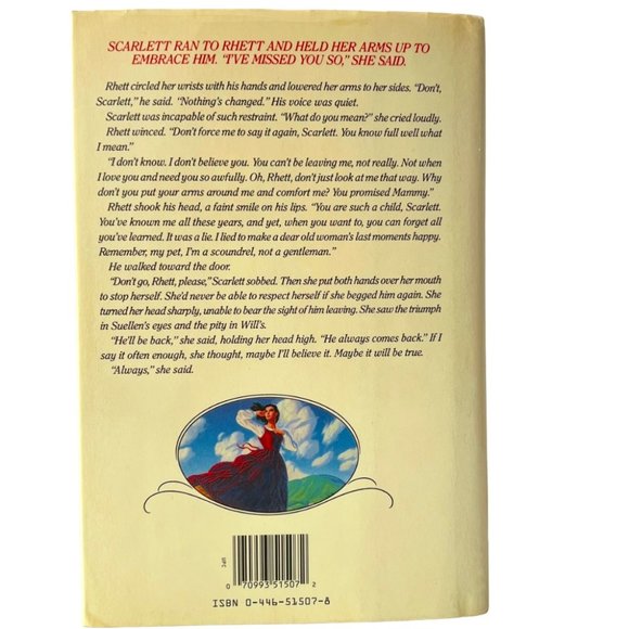 Vintage 1991 "Scarlett" Gone with the Wind- Hardcover- not used - Picture 2 of 14